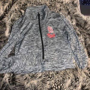PINK STL Cardinals HalfZip